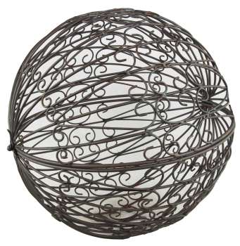 Preview: Bezaubernde Gartenkugel zum Befüllen - Durchmesser ca. 34cm